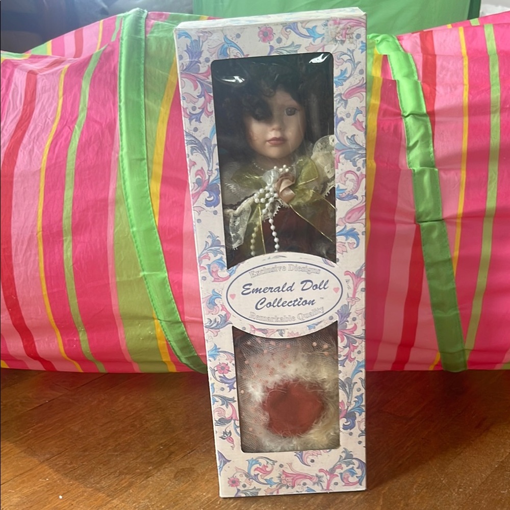 Vintage Emerald Doll Collection Porcelain Doll
